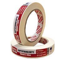 GTC Χαρτοταινία λευκή 19mm*40m