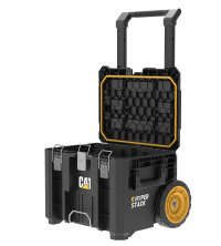 CAT Τροχήλατο πλαστικό μπαούλο μεταφοράς & αποθήκευσης εργαλείων Π56xB52,2xΥ65,5cm DA41004