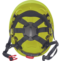 Κράνος εργοταξίου Alpinworker κίτρινο HV με ενσωματωμένα γυαλιά