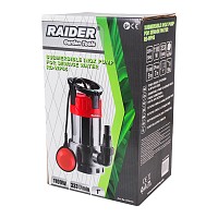RAIDER Αντλία υποβρύχια ακαθάρτων inox RD-WP65 1100W 1max 333L/min 9m 070172