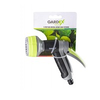 GARDEX Πιστόλι νερού πολλαπλών επιλογών - 7 επιλογές - μεταλλοπλαστικό 405100