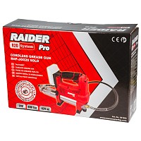 RAIDER R20 Solo Ηλεκτρικό πιστόλι γράσου μπαταρίας 20V RDP-JGG20 041606