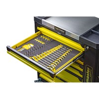 TOP MASTER Τροχήλατος μεταλλικός εργαλειοφόρος 182τεμ. με 7 συρτάρια Π80xΒ48xΥ87εκ. 455555