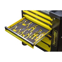 TOP MASTER Τροχήλατος μεταλλικός εργαλειοφόρος 182τεμ. με 7 συρτάρια Π80xΒ48xΥ87εκ. 455555