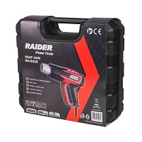 RAIDER Πιστόλι θερμού αέρα 2000W και αξεσουάρ σε βαλίτσα RD-HG26 074314