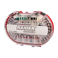 RAIDER Πολυεργαλείου εξαρτήματα σετ 276τεμ. σε κασετίνα 138408