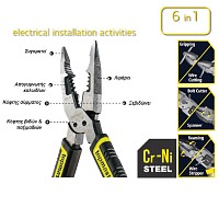 TOP MASTER Πένσα πολυλειτουργική combi 210mm 213700