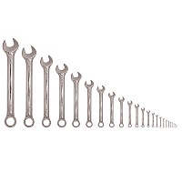 TOP MASTER Γερμανοπολύγωνα σετ 25τεμ Cr-V νίκελ  6-32ΜΜ 235114