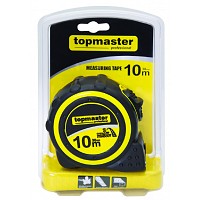 TOP MASTER Μετροταινία 10Μ*30ΜΜ με αυτόματη επαναφορά και μαγνήτη extreme φαρδύ 3η γενιά  260202