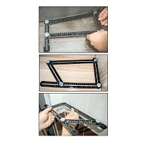 TOP MASTER Πολύμετρο ευέλικτος χάρακας αλουμίνιο 281207