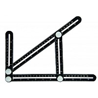 TOP MASTER Πολύμετρο ευέλικτος χάρακας αλουμίνιο 281207