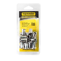 TOP MASTER Πριτσίνια με σπείρωμα 25τεμ 8*16mm 511158