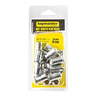 TOP MASTER Πριτσίνια με σπείρωμα 20τεμ 10*20mm 511159