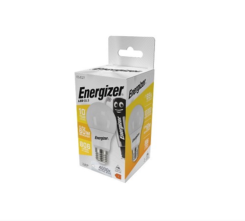 Energizer BEC Κοινή Λάμπα LED 8.8W E27 806lm 4000k Φυσικό Λευκό