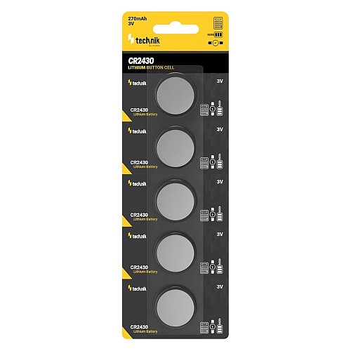 Technik Μπαταρίες Κουμπιά Λιθίου Platinum CR2430 (3V) B5