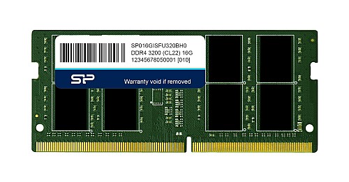 SILICON POWER industrial μνήμη DDR4 SODIMM SP016GISFU320BH0, 16GB, 3200MHz, CL22, -20~95 °C SP016GISFU320BH0