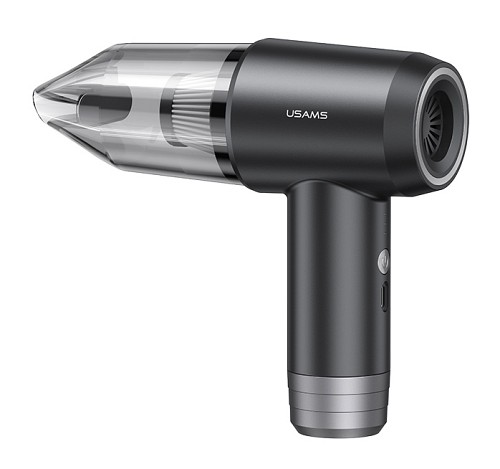 USAMS 2 σε 1 σκουπάκι χειρός & air duster ZB291, 60W, 4000mAh, μαύρο ZB291XCQ01