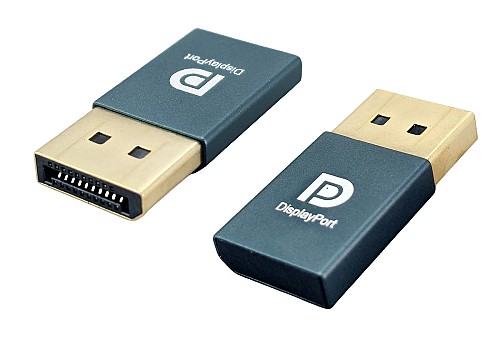 POWERTECH DisplayPort dummy plug CAB-DP082 με LED, 4K/17Hz, γκρι CAB-DP082