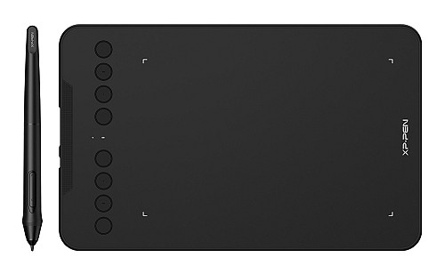 XP-PEN ταμπλέτα σχεδίασης με γραφίδα Deco Mini 7W, ασύρματη σύνδεση, 177.8x111.1mm, μαύρο DECOMINI7W