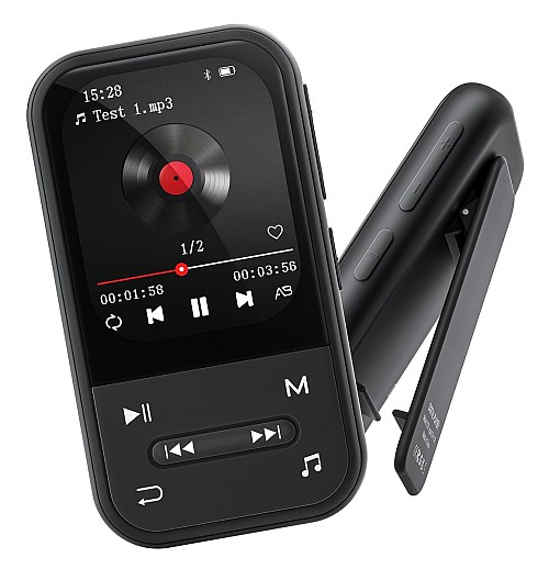 RUIZU MP3 player X02 με οθόνη 2.01", 32GB, Bluetooth, μαύρο X02-32GB
