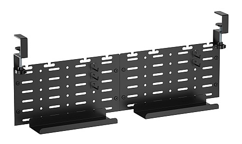 BRATECK cable management γραφείου CC11-20-2, μεταλλικό, 768x63x307mm, μαύρο CC11-20-2