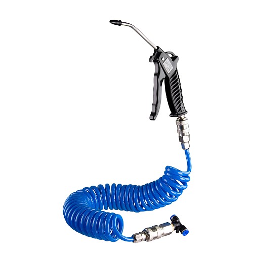 RAIDER Πιστόλι αέρος με λάστιχο σπιράλ 5m & βαλβίδα RD-DG03 089803