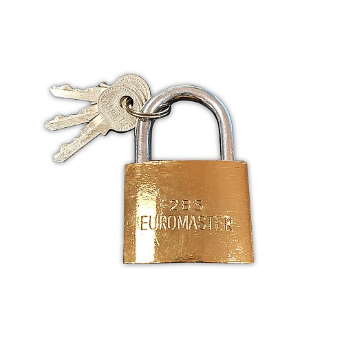 TOP STRONG Λουκέτο ορειχάλκινο με κλειδί 50ΜΜ 500706