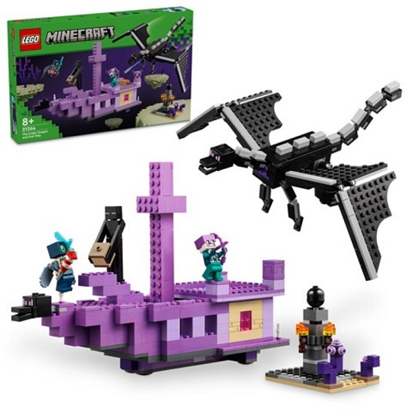 Lego Minecraft The Ender Dragon and the End Ship (21264) (LGO21264)