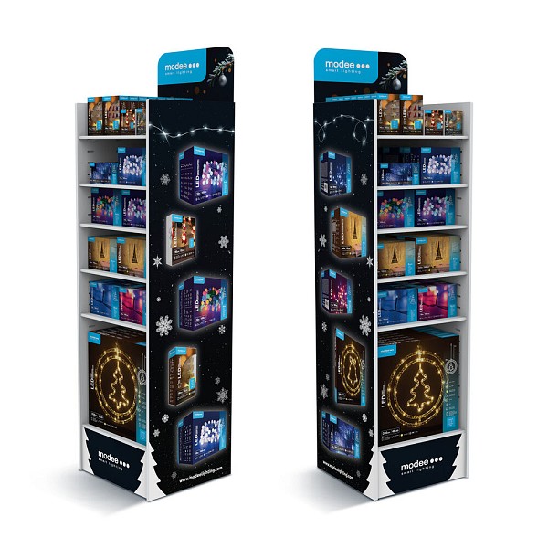 MODEE Stand Προβολής για Χριστουγεννιάτικα Φωτάκια LED (140x39x39cm) Άδειο