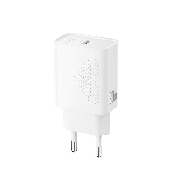 XO L162 EU 30W Φορτιστής Γρήγορης Φόρτισης Type-C με Καλώδιο Type-C