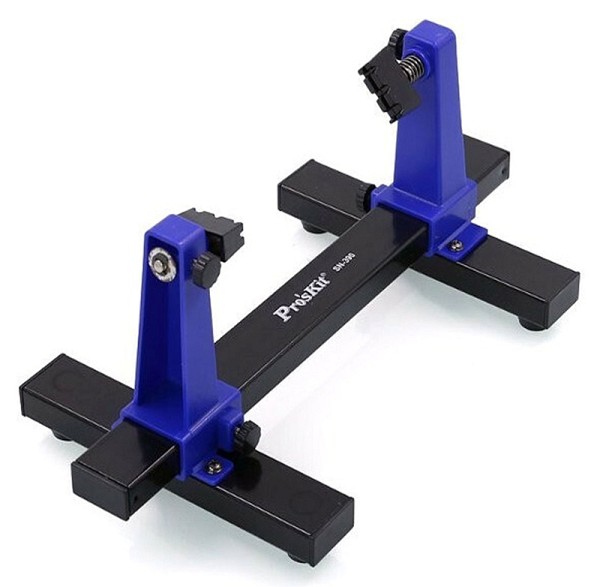 PROSKIT βάση στήριξης πλακέτας SN-390 για συγκόλληση, 360°, μαύρη SN-390