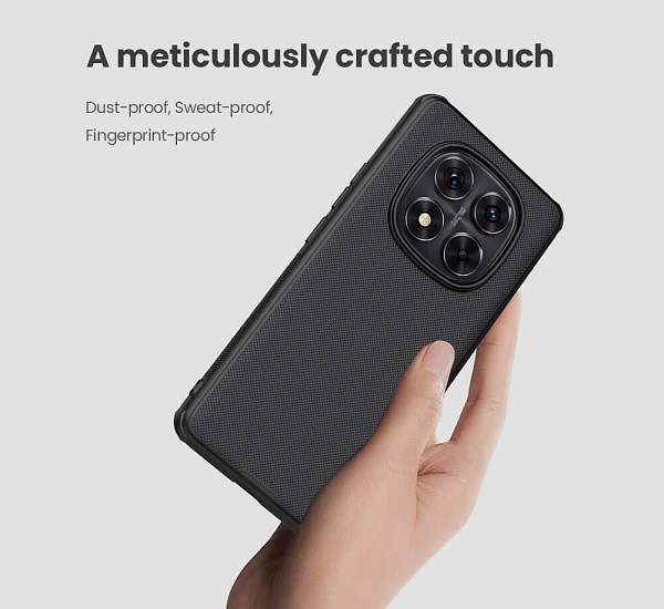 NILLKIN θήκη Super Frosted Shield Pro για Xiaomi Redmi Note 14 Pro Plus, μαύρη 6902048288676