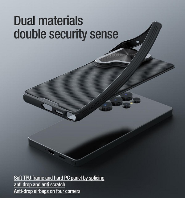 NILLKIN θήκη CamShield Prop για Samsung Galaxy S25 Ultra, μαύρη 6902048290006