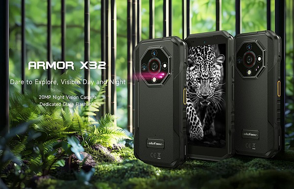 ULEFONE smartphone Armor X32, 5.65, 6/128GB, 5500mAh, IP68/IP69K, μαύρο ARMORX32-BK