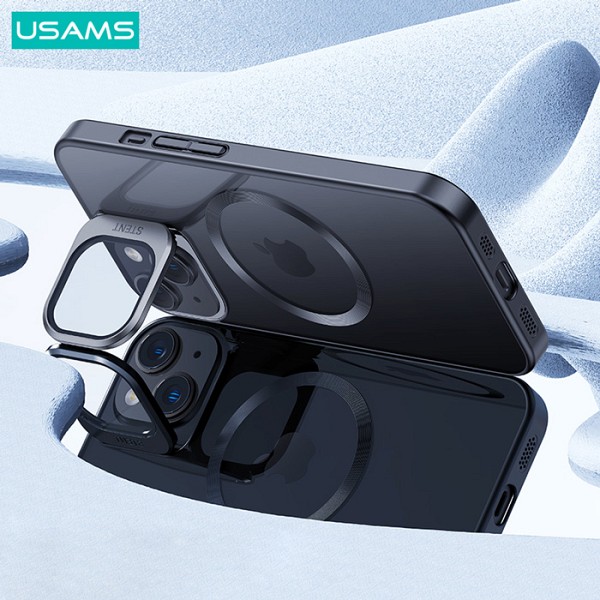 USAMS θήκη Geying US-BH854 για iPhone 15, διάφανη/μαύρη IP15GY01