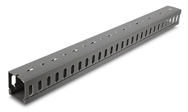 DELOCK cable management 22029, πλαστικό, 40x40mm, 1m, γκρι 22029