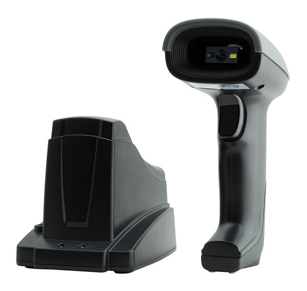 GTCODESTAR barcode scanner X-1901B με βάση, 1D & 2D, ενσύρματο & ασύρματο, Bluetooth, 2000mAh, μαύρο X-1901B