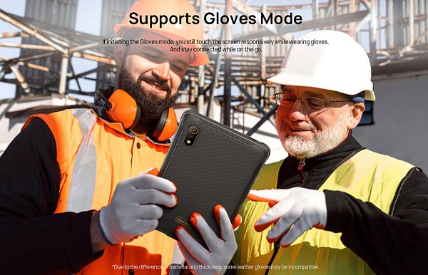 ULEFONE tablet Armor Pad Pro, 8, 8/256GB, 4G, 7650mAh, IP68/IP69K, μαύρο ARMORPAD-PRO