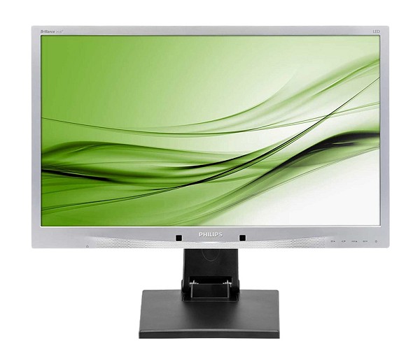 PHILIPS used οθόνη 241B4 LED, 24 1920x1080 VGA/DVI/DisplayPort, με universal stand, Grade A M-241B4US-SQ