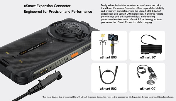 ULEFONE smartphone RugKing με ηχείο 3.5W, 5.99, 8/256GB, 9600mAh, IP68/IP69K, μαύρο RUGKING-BK