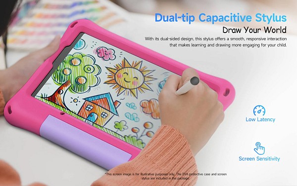 ULEFONE tablet Tab A9 Pro Kids, 8.68, 4/128GB, 4G, Android 15, 5040mAh, μπλε TABA9-PRO-BL