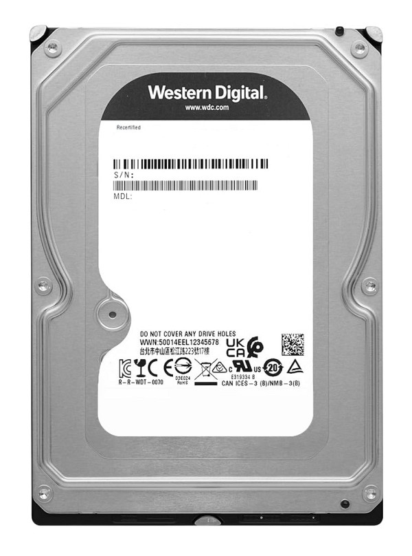 WD σκληρός δίσκος Purple 3.5, 2TB, 256MB, 5400RPM, 6Gb/s, FR WD22PURZ-FR