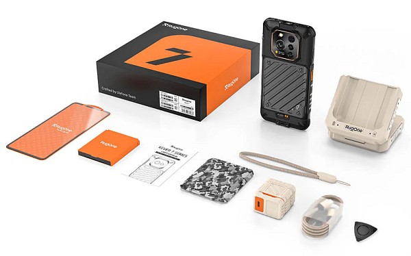 RUGONE smartphone Xever 7, 6.67, 12/512GB, 5G, 5550mAh, IP68/IP69K/MIL-STD-810H, μαύρο XEVER7-BK