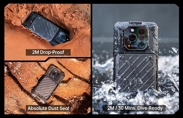 RUGONE smartphone Xever 7, 6.67, 12/512GB, 5G, 5550mAh, IP68/IP69K/MIL-STD-810H, μαύρο XEVER7-BK