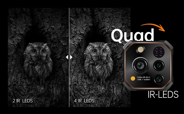 RUGONE smartphone Xever 7, 6.67, 12/512GB, 5G, 5550mAh, IP68/IP69K/MIL-STD-810H, μαύρο XEVER7-BK