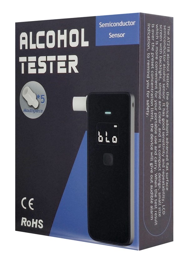 HANWEI ψηφιακός μετρητής αλκοόλ AT218, 0~1mg/L AT218