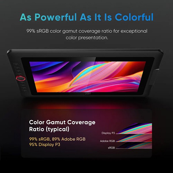 XP-PEN ταμπλέτα σχεδίασης με οθόνη & γραφίδα Artist 13.3 Pro V2, 10.95, μαύρο MD130FH-AD41