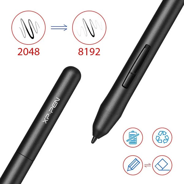 XP-PEN ταμπλέτα σχεδίασης με γραφίδα Star G430S, 101.6x76.2mm, μαύρο STARG430S-B