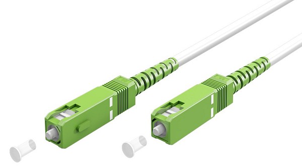 GOOBAY καλώδιο οπτικής ίνας SC-APC 59604, Singlemode OS2, 20m, λευκό 59604