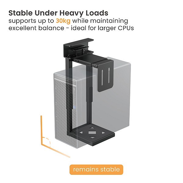 BRATECK βάση γραφείου για PC CPB29-01, universal, μεταλλική, έως 30kg CPB29-01